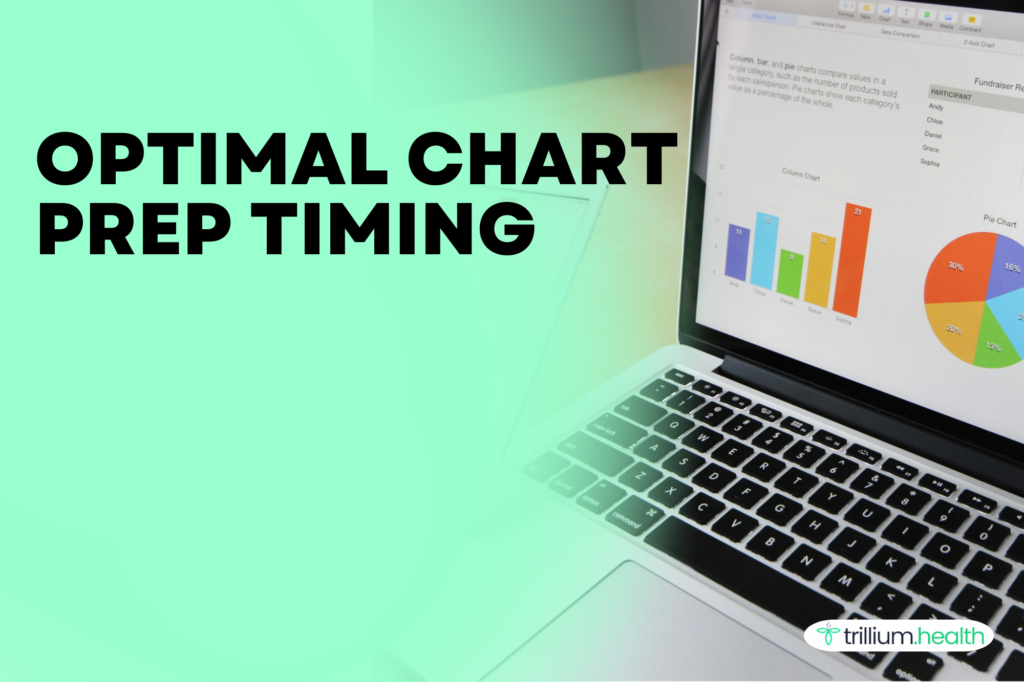 Optimal chart prep timing